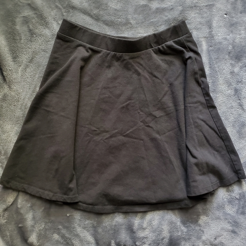 FINAL SALE Gray Skater Skirt